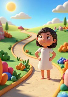 Clay Adventures: A Celebration of Cultures educational story for 3-6 years children in English featuring warm themes