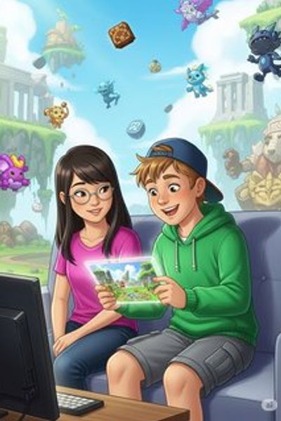 The Pixel Pioneers educational story for 7-12 years children in English featuring inspiring themes