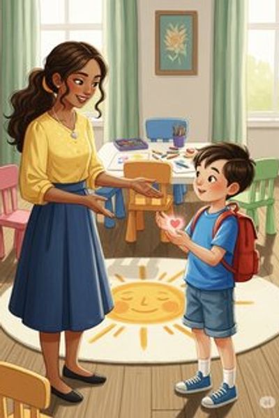 Leo and the Happy Heart Club educational story for 7-12 years children in English featuring warm themes