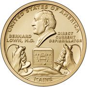1 Dollar (American Innovation - Maine) - Reverse