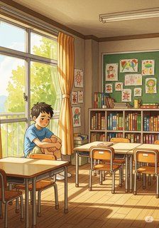 ひとりの時間、みんなの時間 daily life story for 7-12 years children in Japanese featuring warm themes