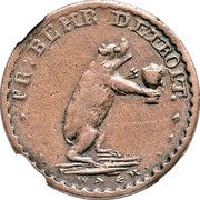 Civil War Merhant Token - Frederick Behr (Detroit MI) - Obverse