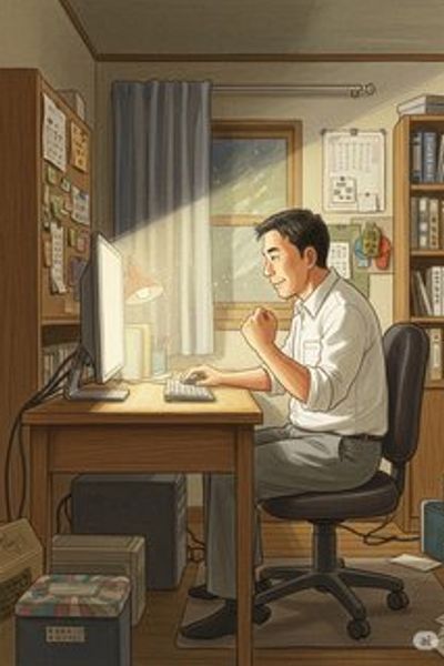田中さんと、AIの「コト」 daily life story for adults children in Japanese featuring humorous themes