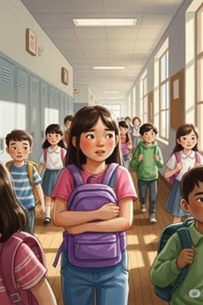 Aiko's New Adventure daily life story for 7-12 years children in English featuring warm themes