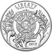 1 Dollar (American Legion 100th Anniversary) - Obverse