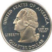¼ Dollar "Washington Quarter" (Hawaii) - Obverse
