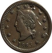 Civil War Merchant Token - William Wagner Merchant Taylor (Ann Arbor, Michigan) - Obverse