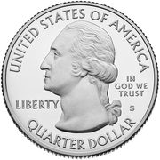 ¼ Dollar "Washington Quarter" (Cumberland Island National Seashore, Georgia) - Silver Proof - Obverse
