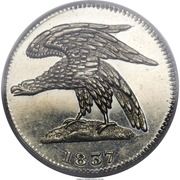 3 Cents - Hard Times Token - Feuchtwanger - Obverse