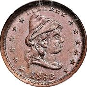 Civil War Token - Liberty / Our Army - Obverse
