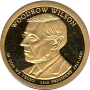 1 Dollar (Woodrow Wilson) - Obverse