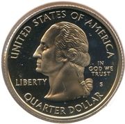¼ Dollar "Washington Quarter" (North Dakota) - Obverse
