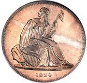1 Dollar "1836 Gobrecht Dollar" (Pattern; silver) - Obverse