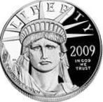 100 Dollars "American Platinum Eagle" (Bullion Coinage) - Obverse