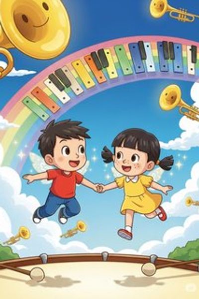 The Jive of a Lifetime fantasy story for 3-6 years children in Japanese featuring joyful themes