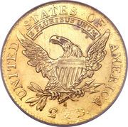 2½ Dollars "Capped Head - Quarter Eagle" - Reverse