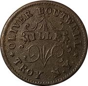 Oliver Boutwell Civil War Token - Obverse