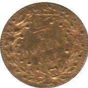 ¼ Dollar - California Gold (Round) - Reverse
