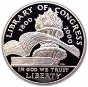 1 Dollar (Library of Congress) - Obverse