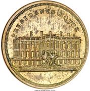 Civil war token - John Bell - Presidents House - Reverse