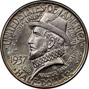½ Dollar (Roanoke Island) - Obverse