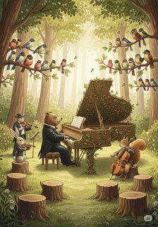 5分で来るピアニスト fairy tale story for 3-6 years children in Japanese featuring warm themes