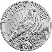 1 Dollar "Peace Dollar" (100th anniversary) - Reverse