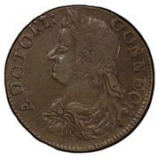 ½ Penny - Copper "Draped Bust Left" - Obverse