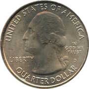 ¼ Dollar "Washington Quarter" (Mount Rushmore, South Dakota) - Obverse