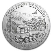 ¼ Dollar "Washington Quarter" (The Great Smoky Mountains - Silver 5 oz Bullion) - Reverse