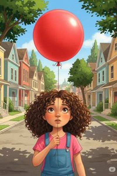 Sophie's Big Balloon Adventure adventure story for 7-12 years children in English featuring warm themes