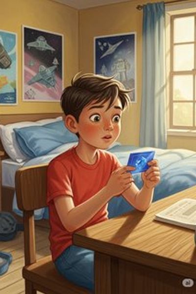 The Magic Plastic Promise educational story for 7-12 years children in English featuring warm themes