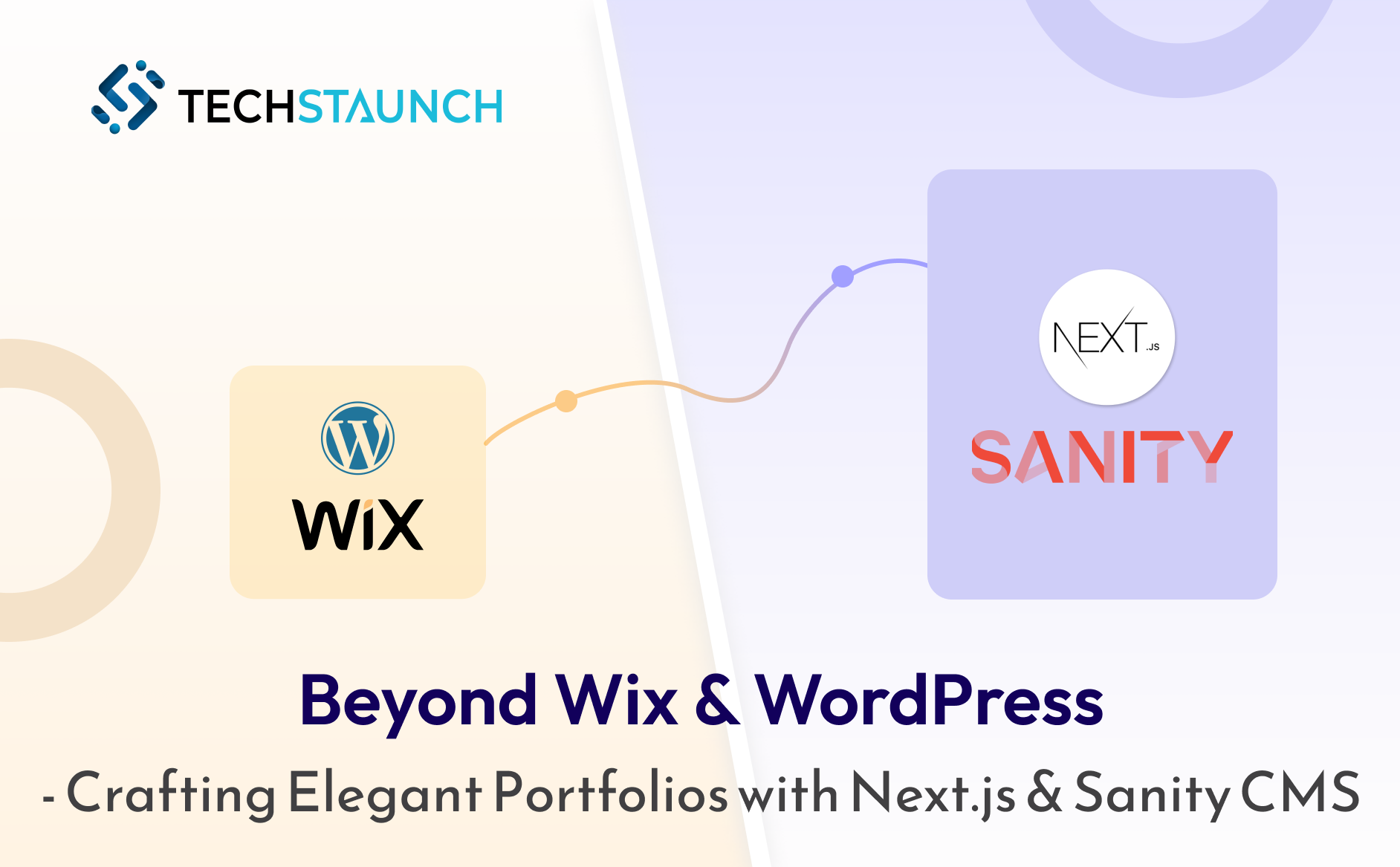 Beyond Wix & WordPress: Crafting Elegant Portfolios with Next.js & Sanity CMS | Techstaunch-image