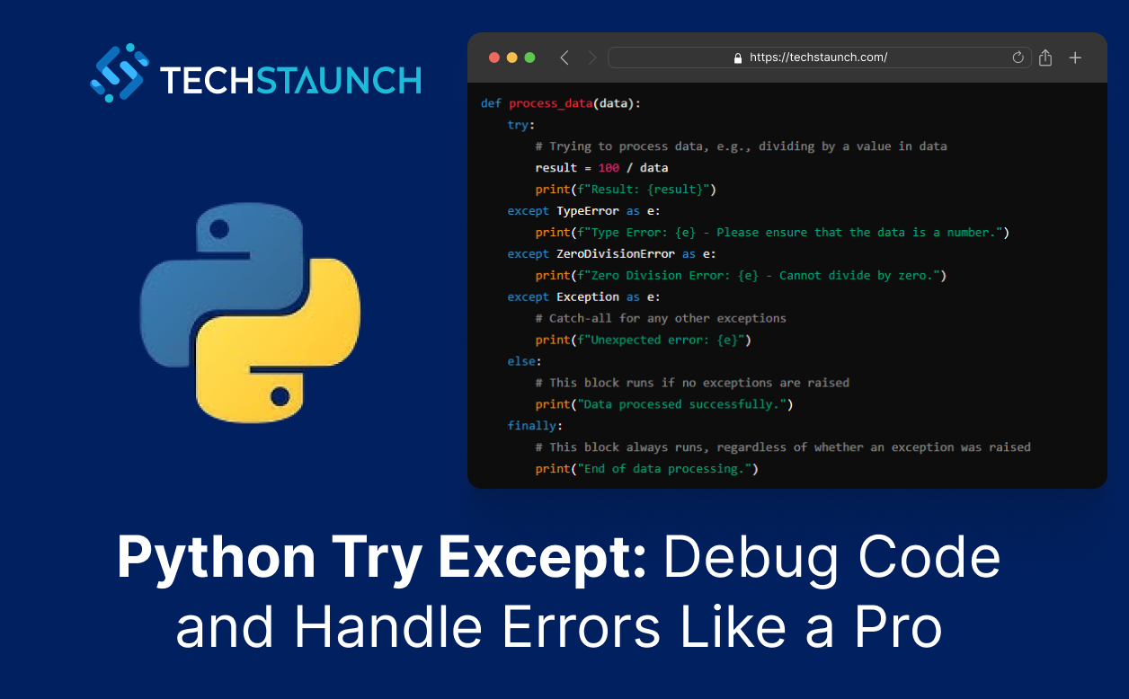 Python Try Except: Debug Code and Handle Errors Like a Pro