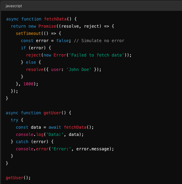 JavaScript Error Handling: Best Practices for Robust Code