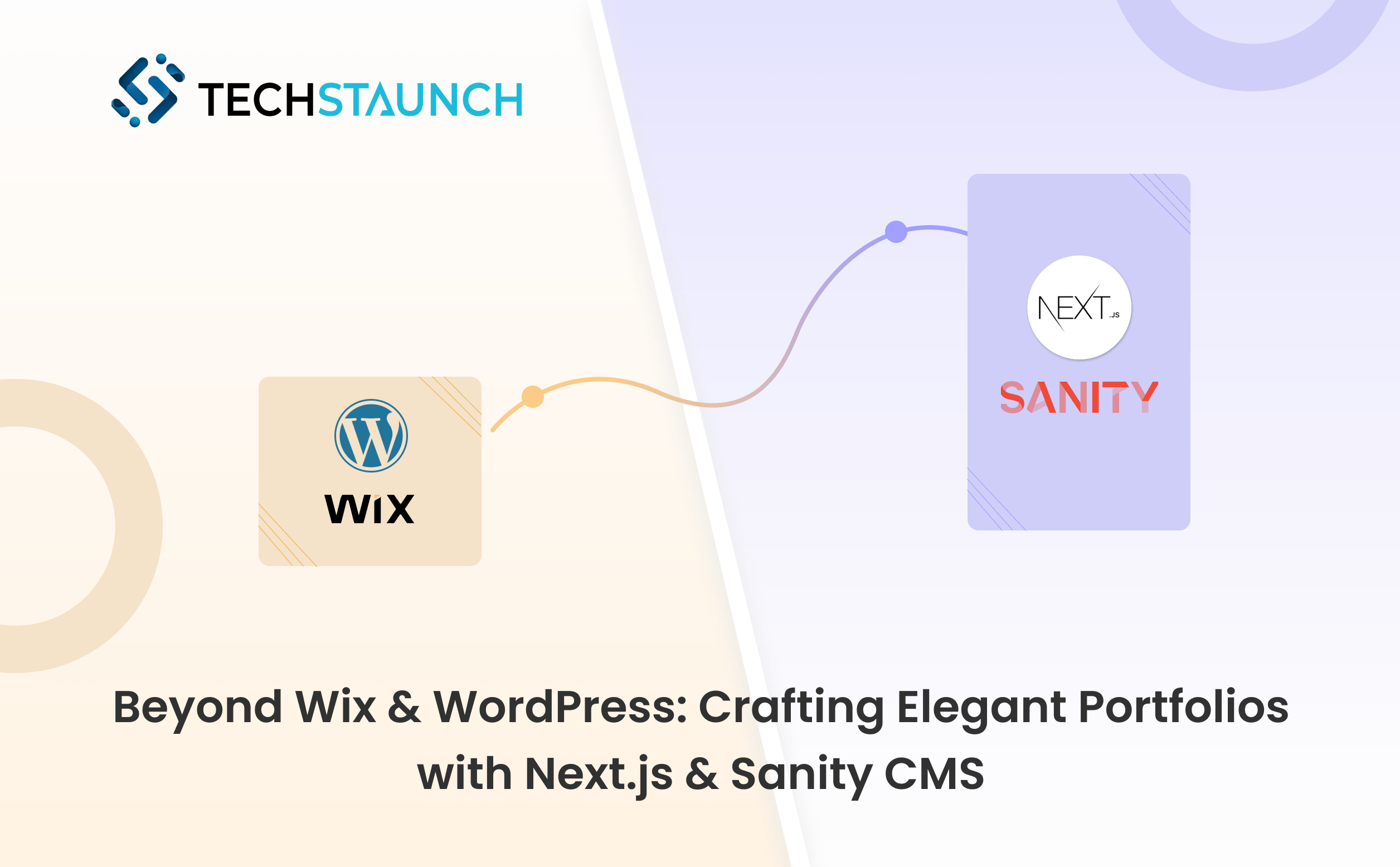 Beyond Wix & WordPress: Crafting Elegant Portfolios with Next.js & Sanity CMS | Techstaunch