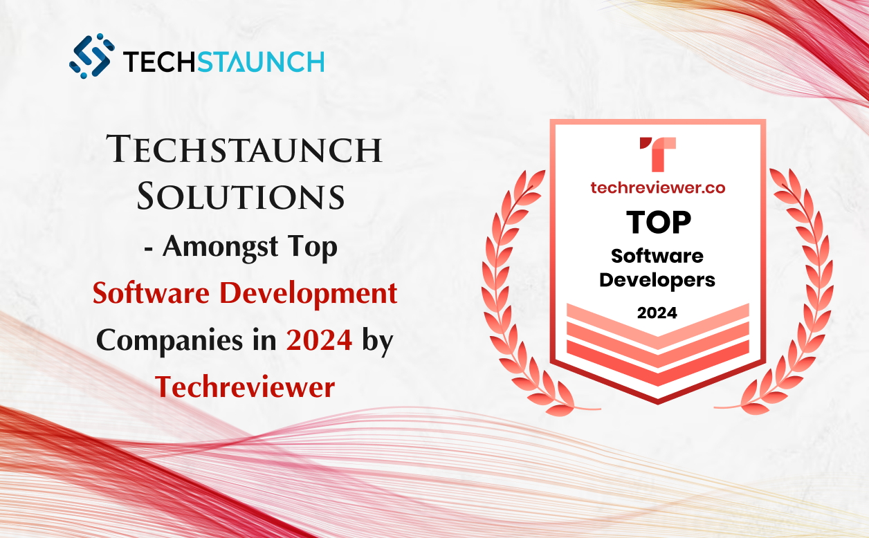 Amongst Top Software Development Companies in 2024 by Techreviewer - TECHSTAUNCH SOLUTIONS-image