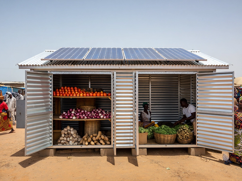 Solar Powered Storehouse