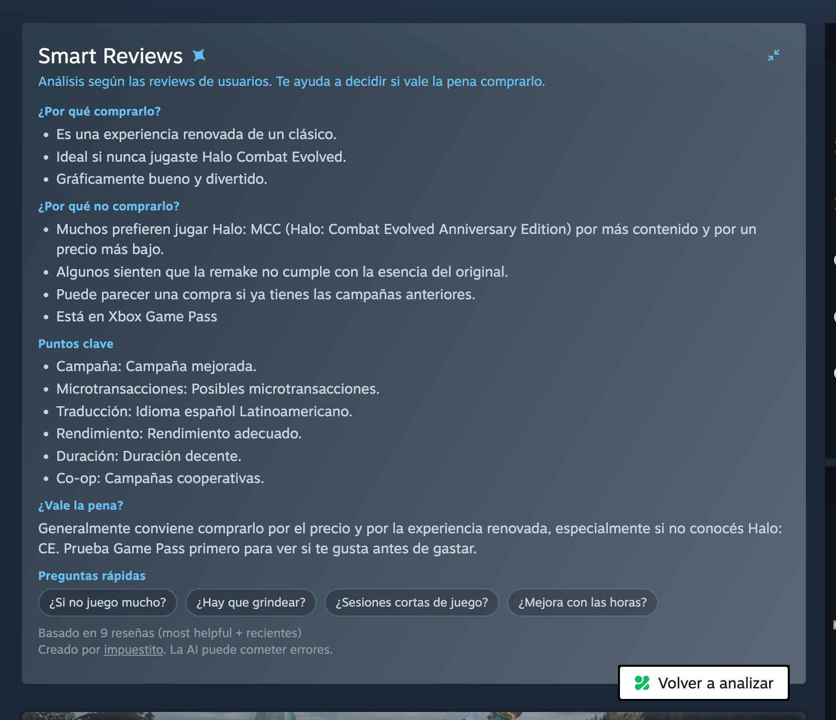 Extension Impuestito Smart Reviews