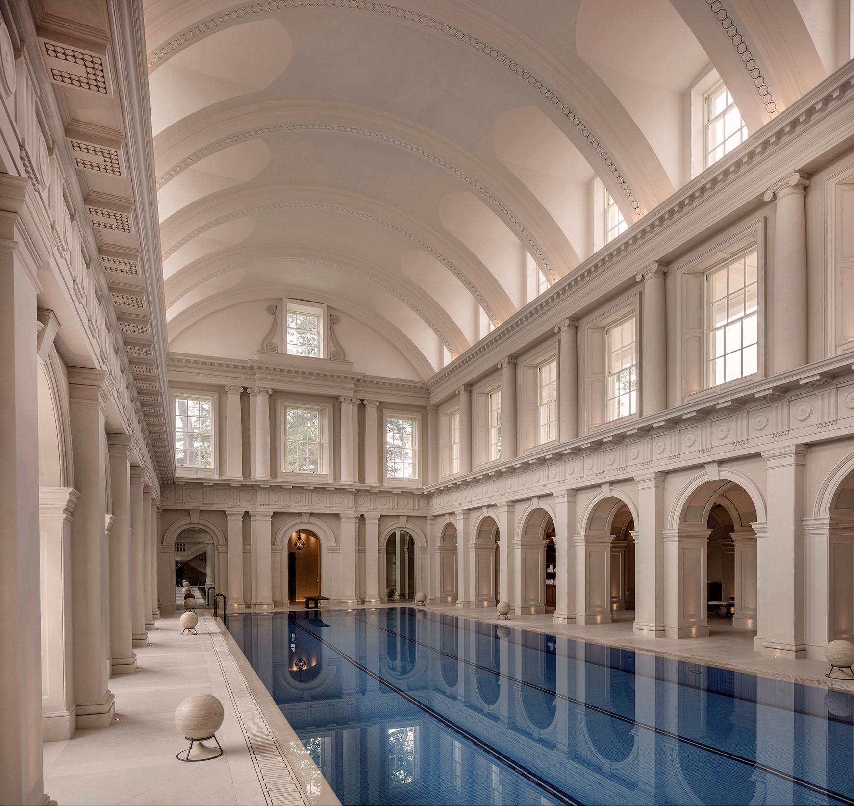 New pool detailed to emulate a Roman bath
