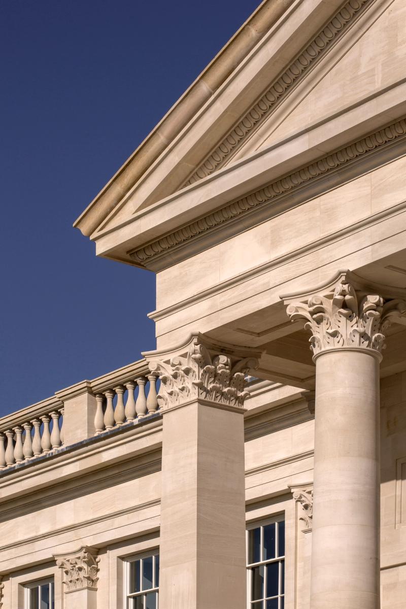 Column details of a Surrey mansion house 