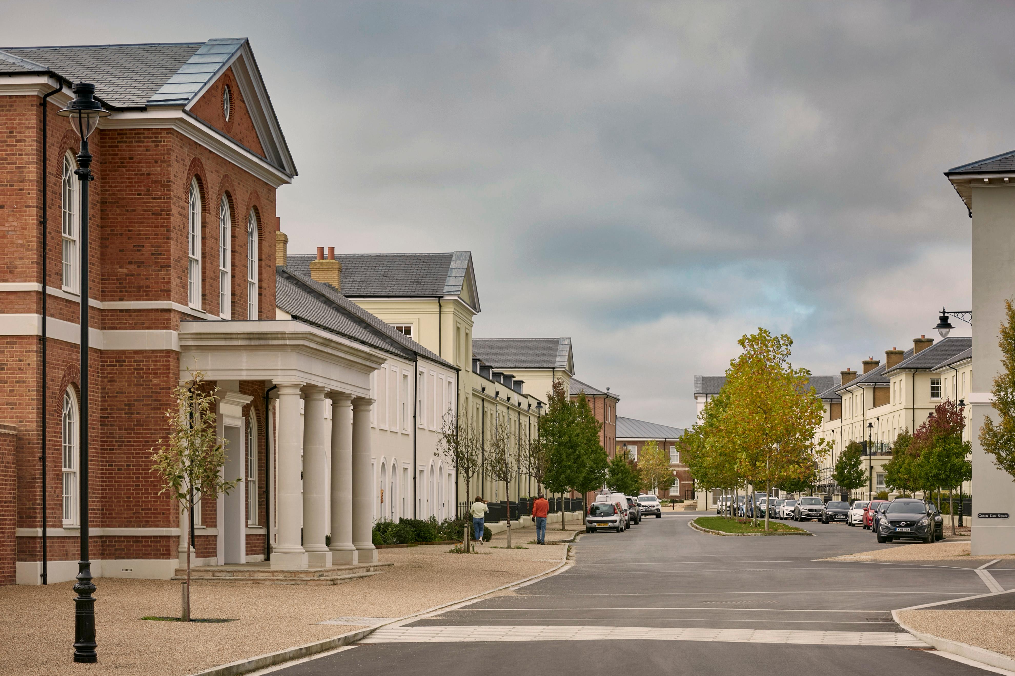 View along Crown Street East