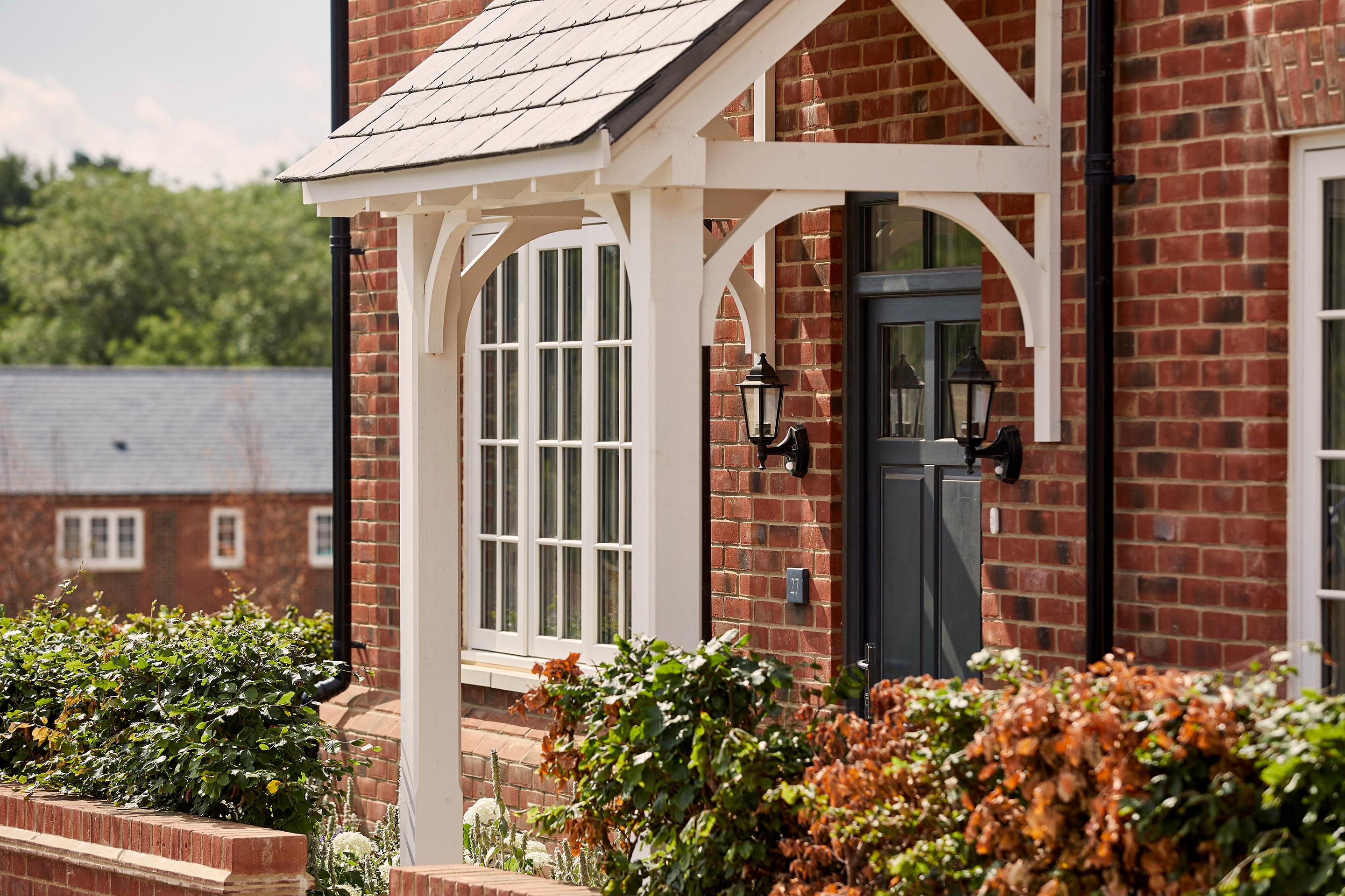 Front porch on a new homes within Burghfield Common