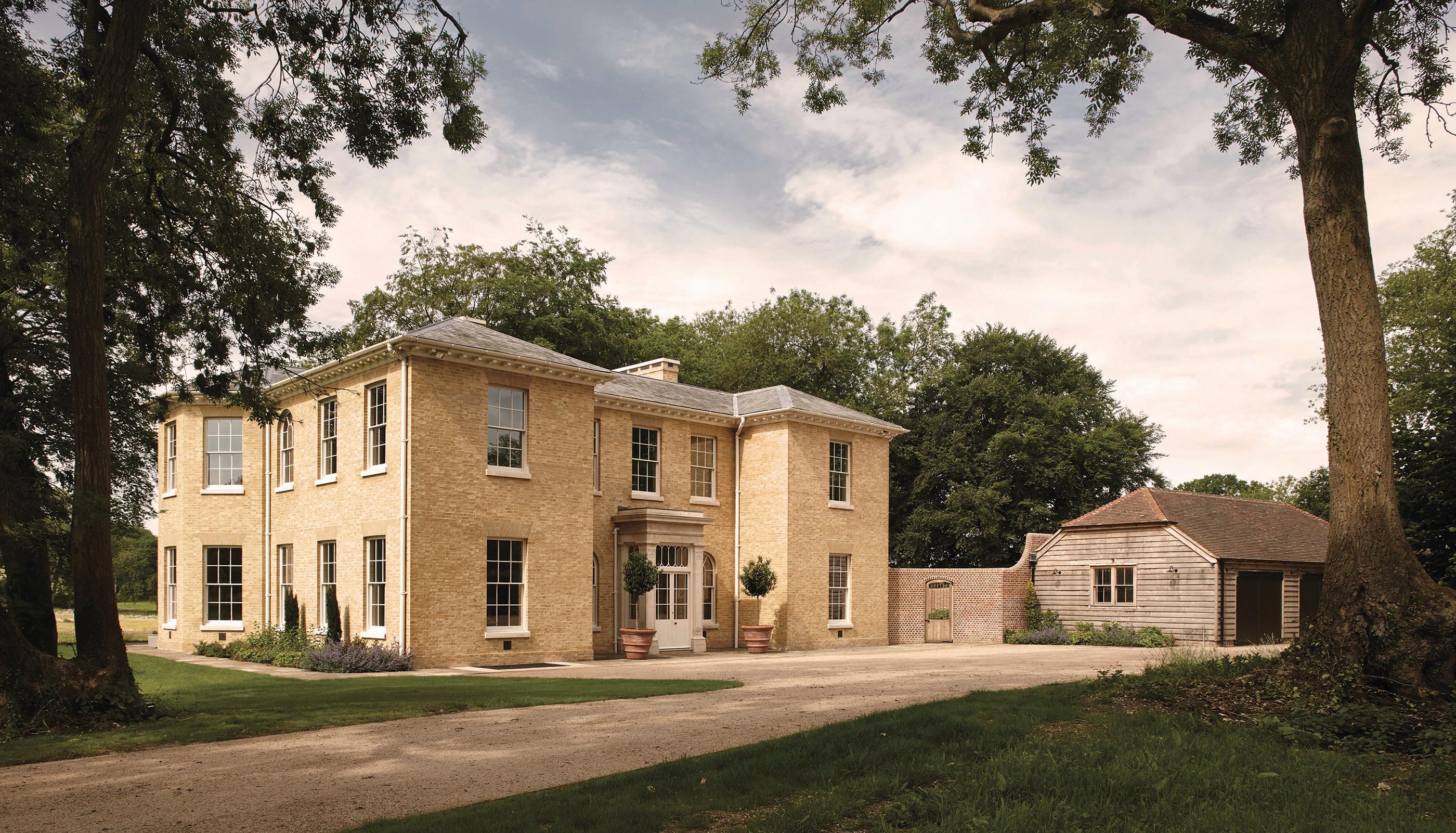 Modern Grange, a new regency house in Hampshire