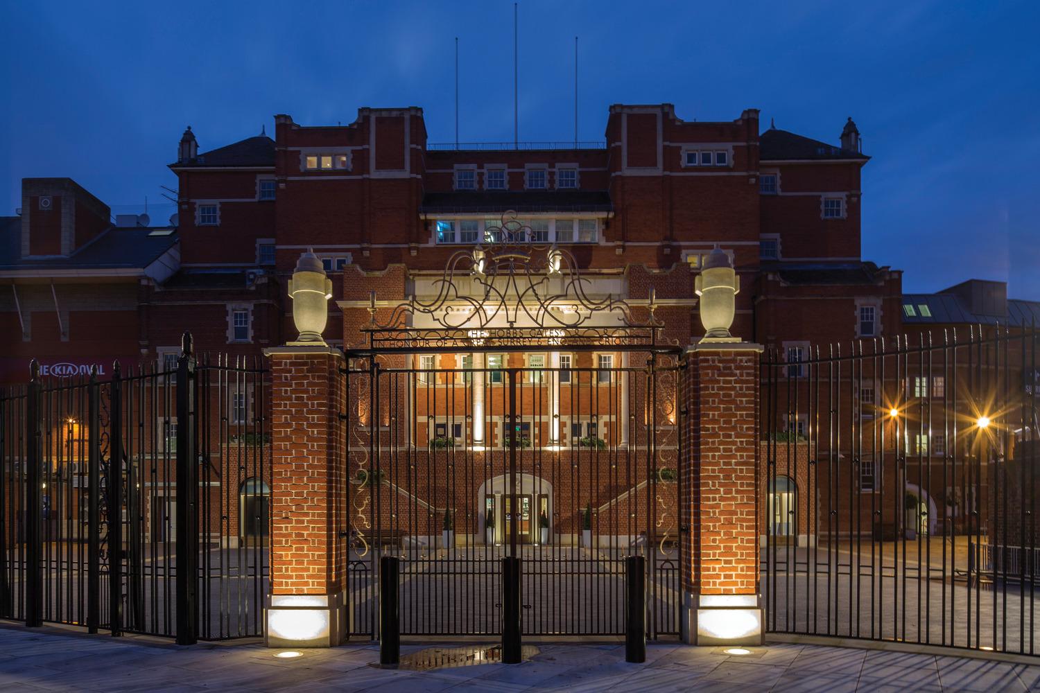 New portico and foreground for The Kia Oval, designed by ADAM Architecture