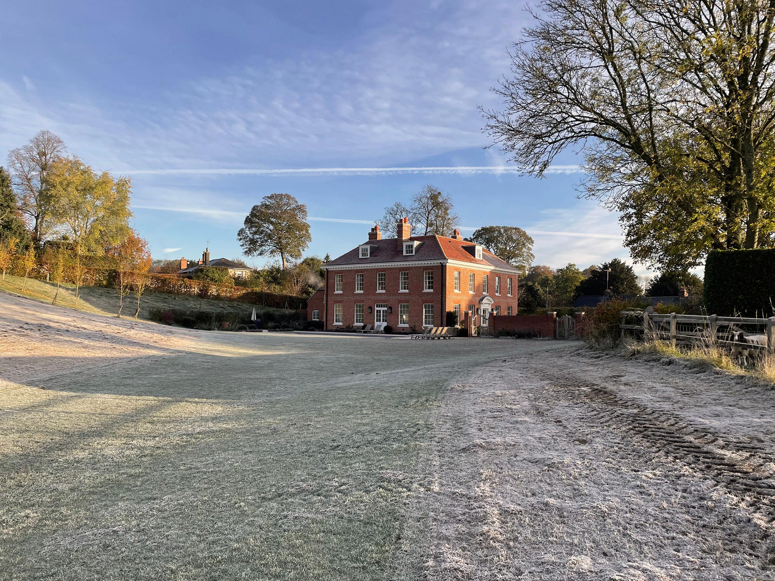 New classical style house in Hampshire