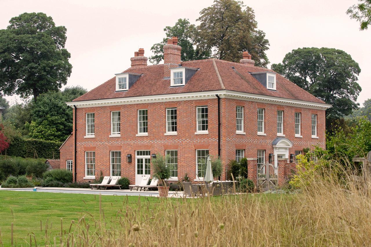 New classical style house in Hampshire