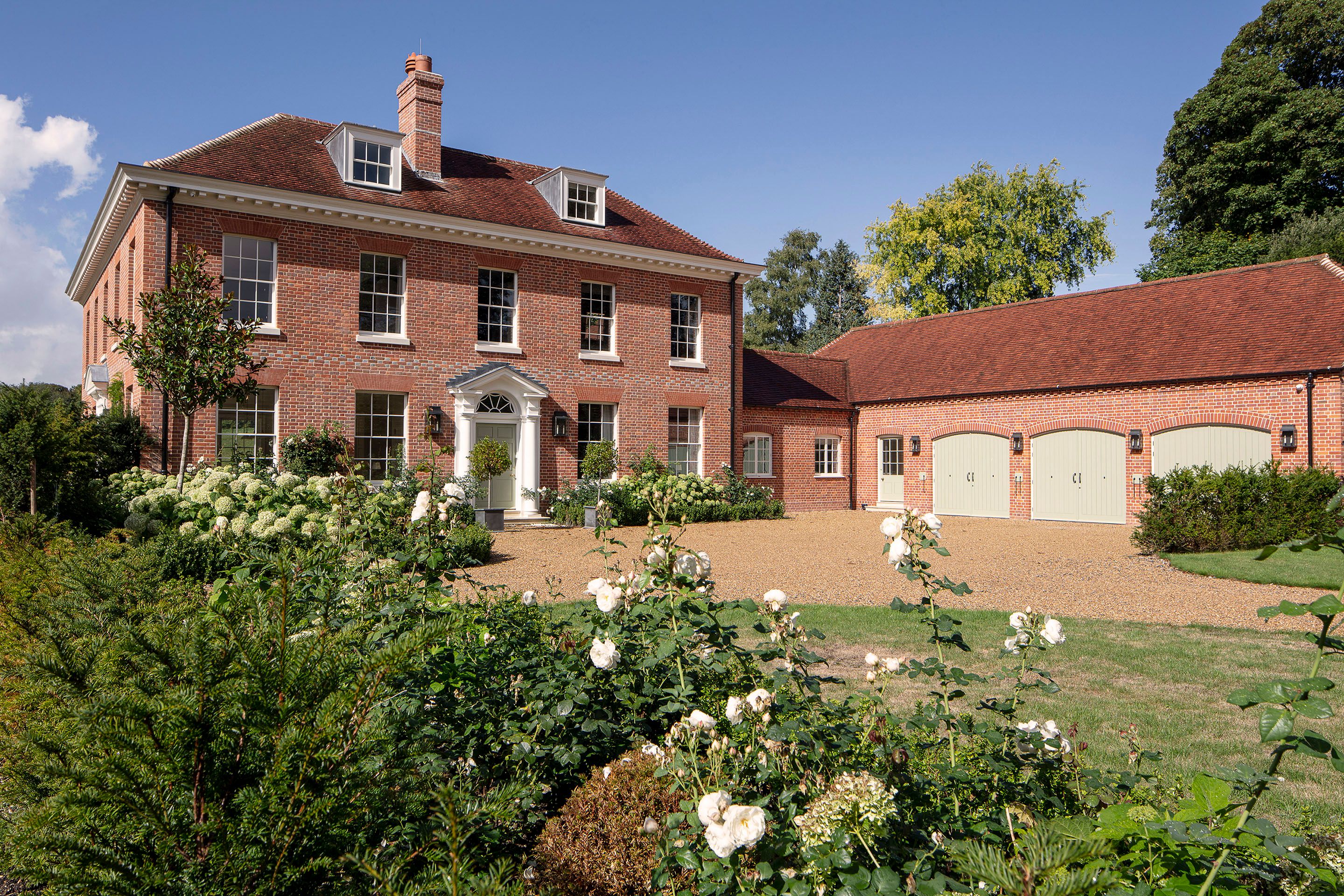 New classical style house in Hampshire