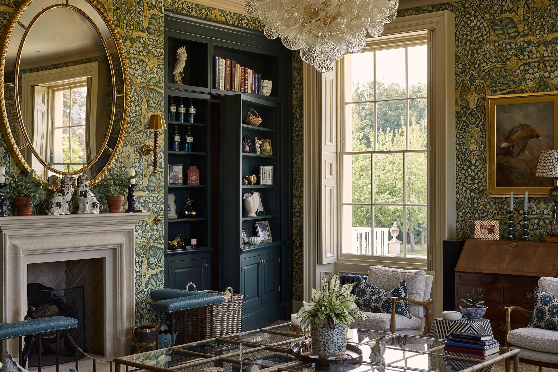 Hidden door within bookcase
