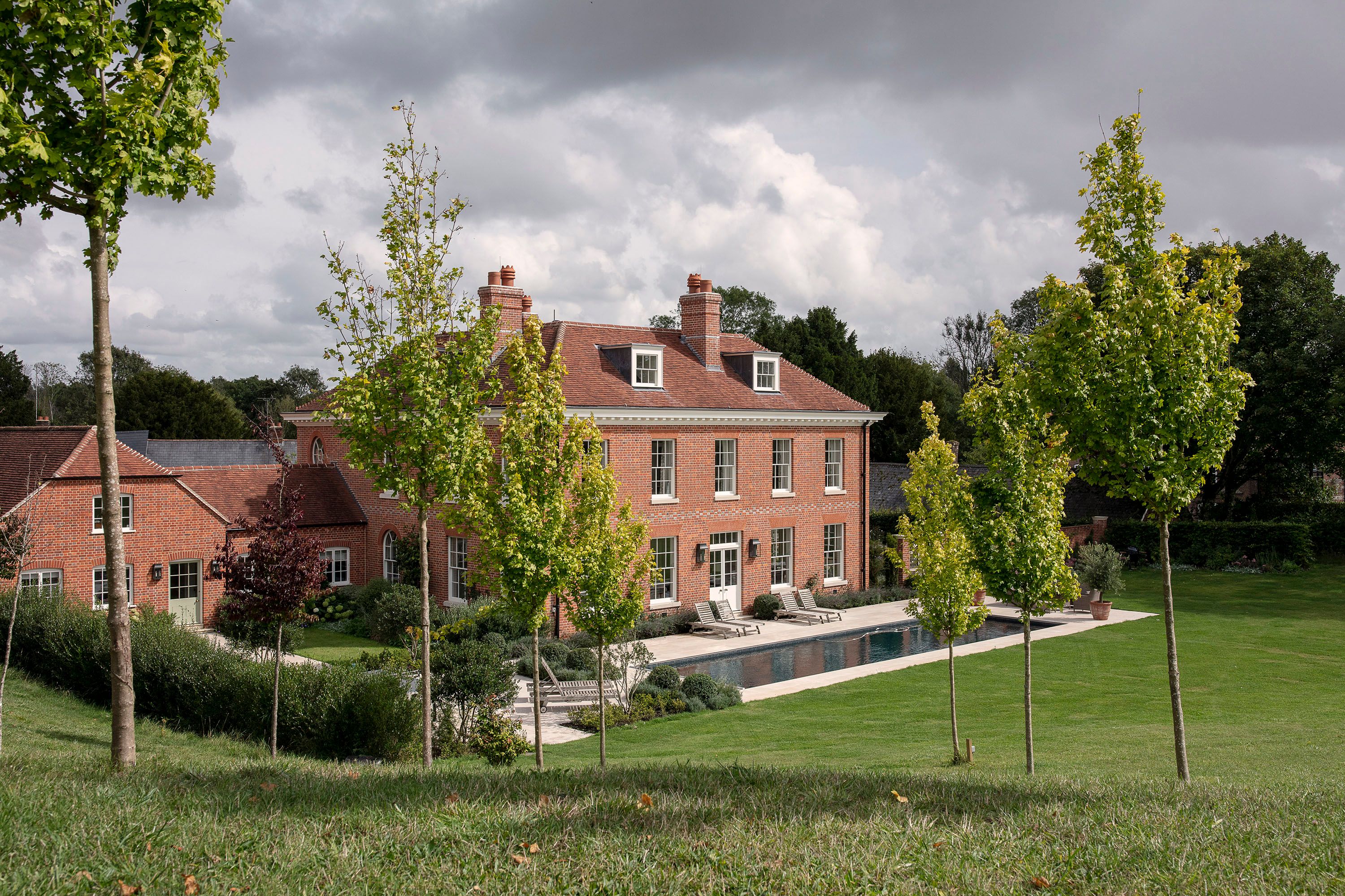New classical style house in Hampshire